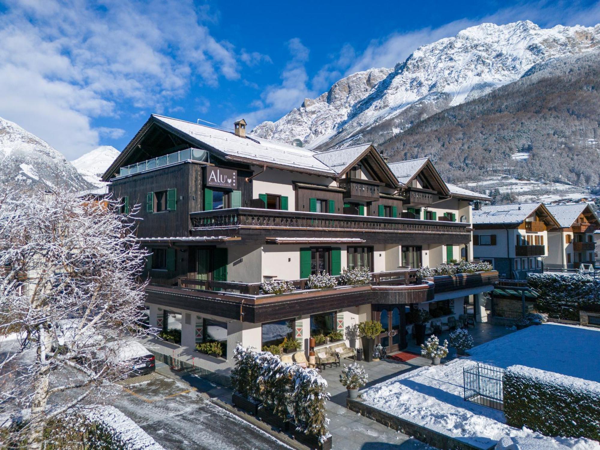 Hotel Alu Mountain Design Bormio Exteriör bild